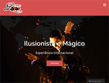 Tablet Screenshot of magicolucas.com.br